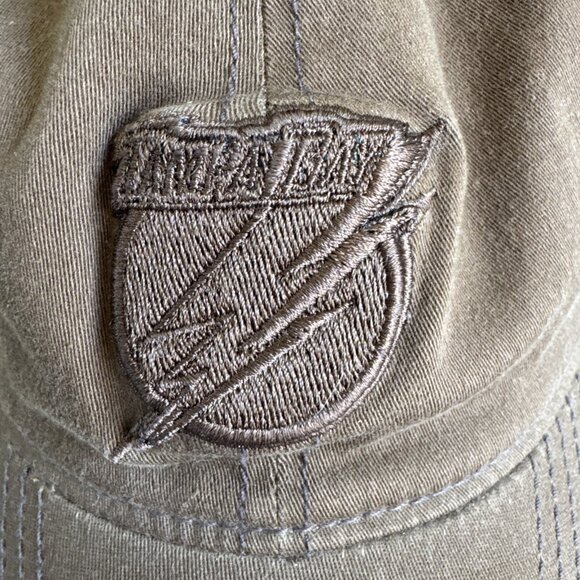 Vintage Tampa Bay Lightning Hat Fitted OSFA Brown Old Time Hockey NHL Hockey - Picture 2 of 16